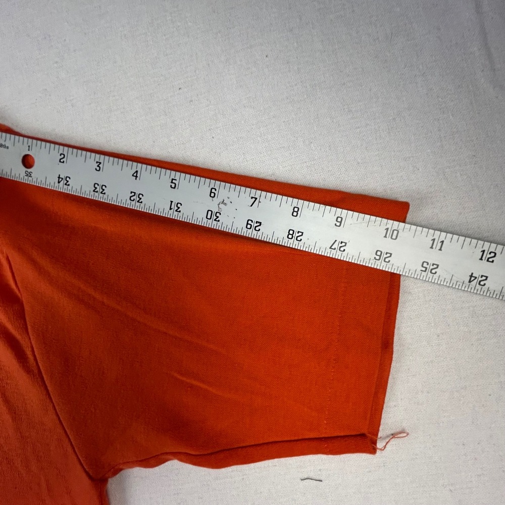 Vintage Champion Products Orange Polo Shirt XXL Made in USA 50/50 - Picture 8 of 10